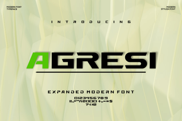 Agresi: A Bold Display Typeface for Modern Brands