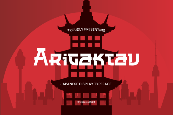 Arigaktau: A Display Font with Asian-Inspired Character