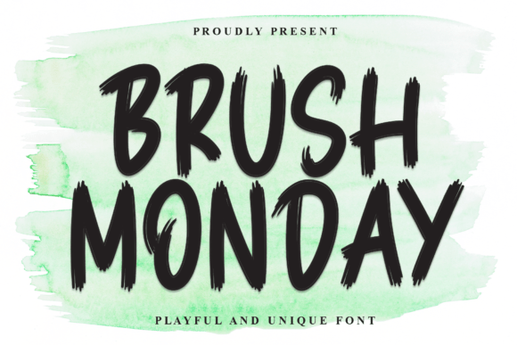 Brush Monday: A Creative Font for Distinct Projects