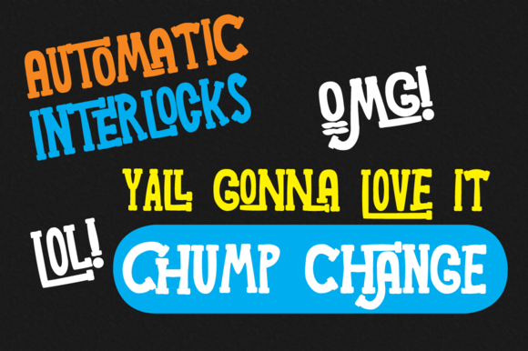 Chump Change: The Bold Serif Font That Demands Attention