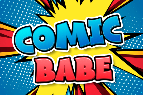 Comic Babe: A Display Font That Commands Attention