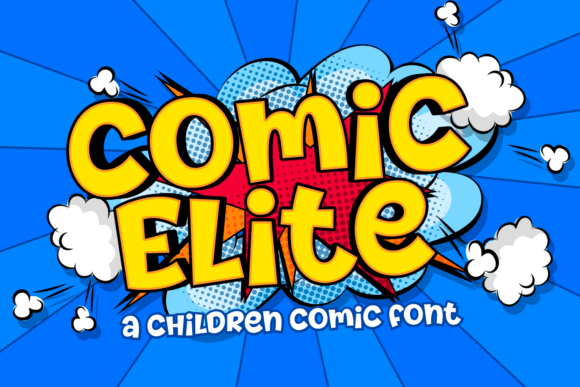 Comic Elite: A Playful Typeface for Engaging Designs