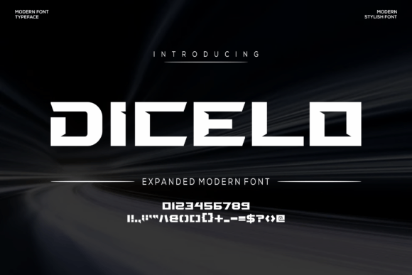 Dicelo Font: A Bold Modern Typeface for Impactful Design