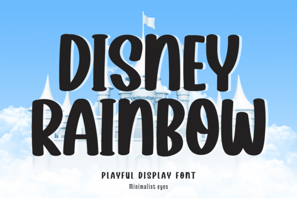 Disney Rainbow: A Bold Display Font for Maximum Impact