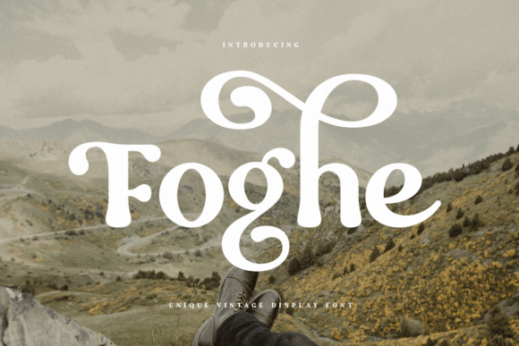 Foghe: The Retro Display Font with Modern Edge