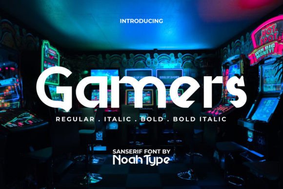 Gamers Font: Futuristic Style for Modern Designers