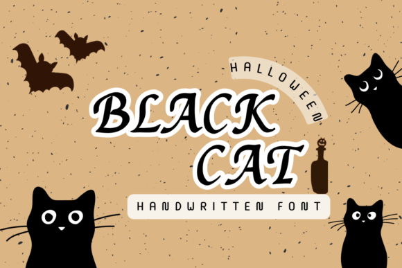 Halloween Black Cat: The Purrfect Typeface for Spooky Season