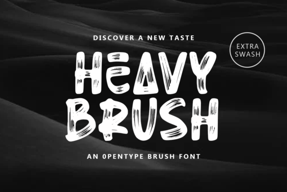 Heavy Brush: A Creative Font for Bold Urban Designs