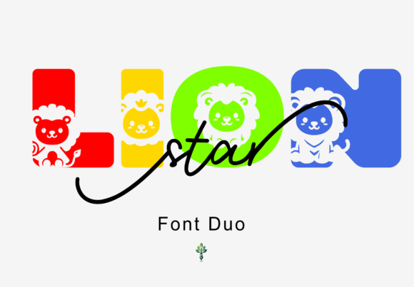 Lion Star: A Dual-Style Font for Whimsical Design