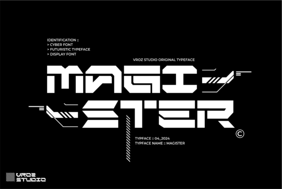 Magister: A Futuristic Typeface for Bold Visuals