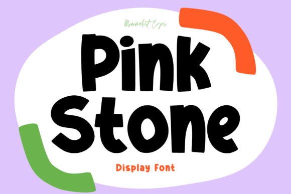 Pink Stone: The Quirky Display Font for Playful Design