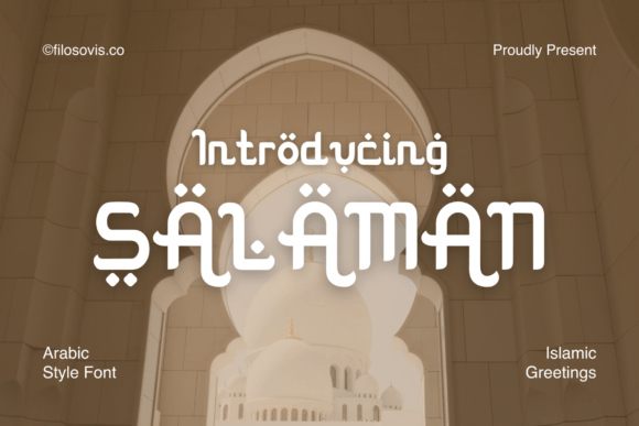 Salaman: A Playful Arabic-Style Font for Bold Design