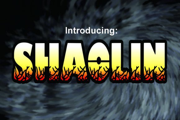 Shaolin: A Bold Display Font for High-Impact Design
