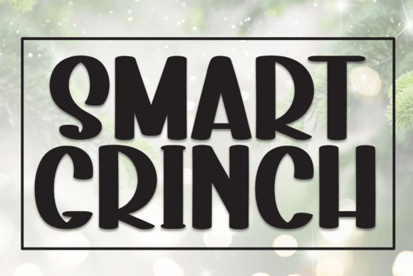 Smart Grinch: A Bold Display Font for Maximum Impact